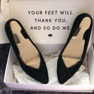 Birdies Women's Black Flats Elegant Loafers